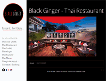 Tablet Screenshot of blackgingersbh.com
